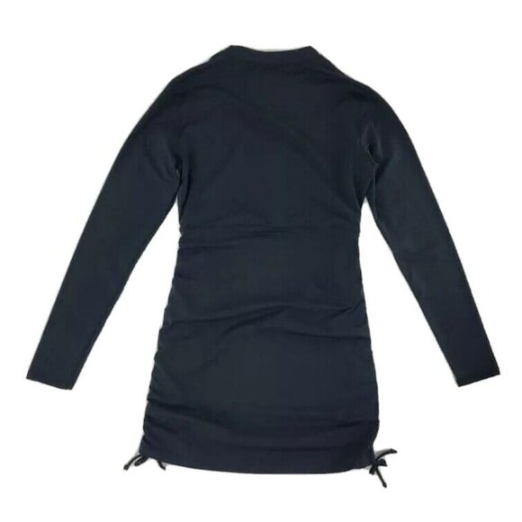Athleta Womens Black Long Sleeve Workout Shirt S 1/4 Zip Up Top - Picture 2 of 6